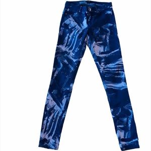 H&M Bleached Print Jean Style Pants 8